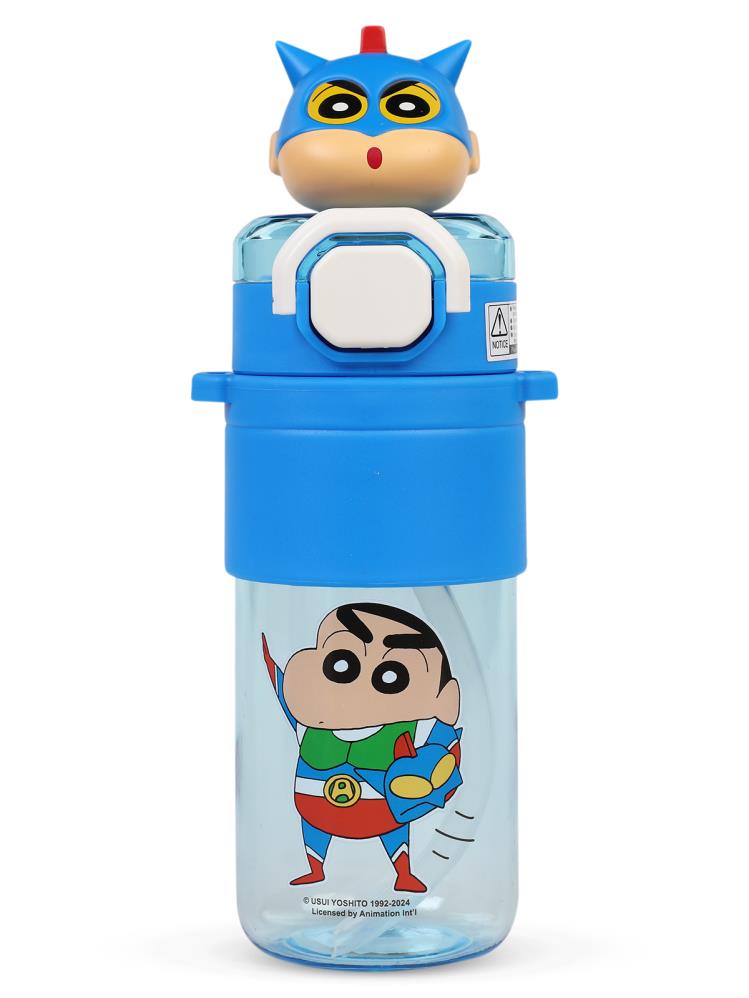 Vagonlife Crayon Shinchan Tritan Pipetli Matara 650 ml - Mavi