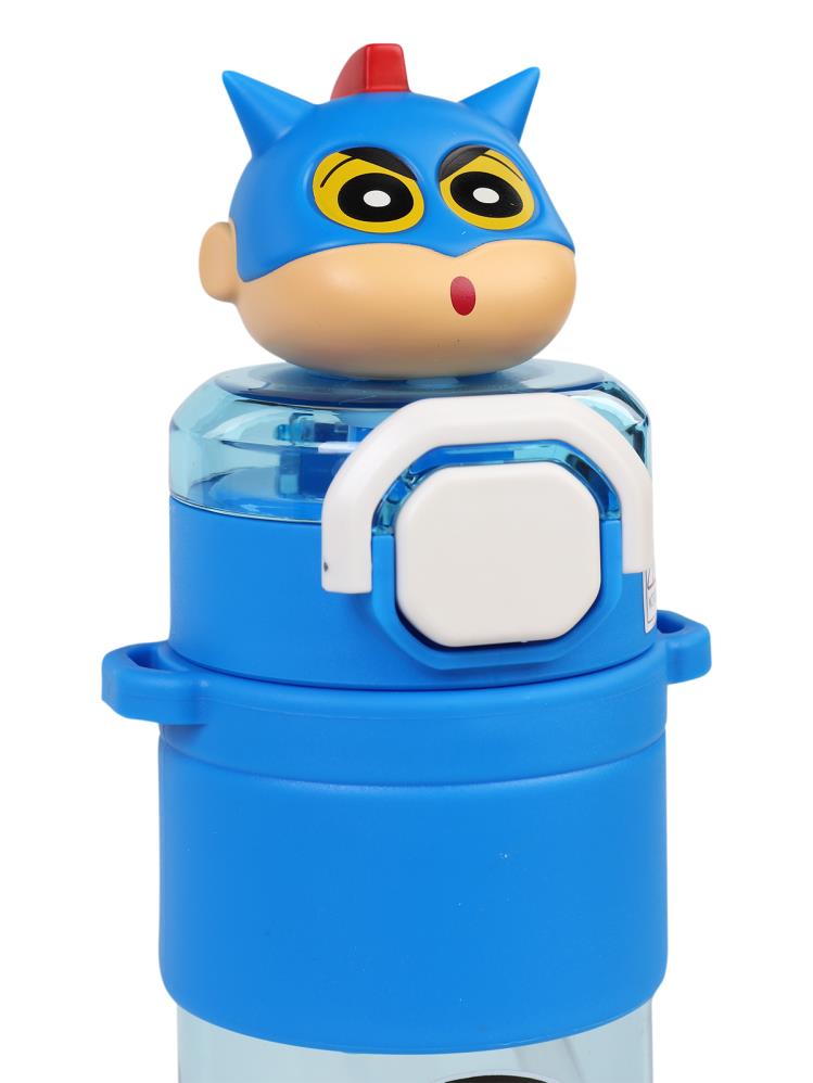 Vagonlife Crayon Shinchan Tritan Pipetli Matara 650 ml - Mavi