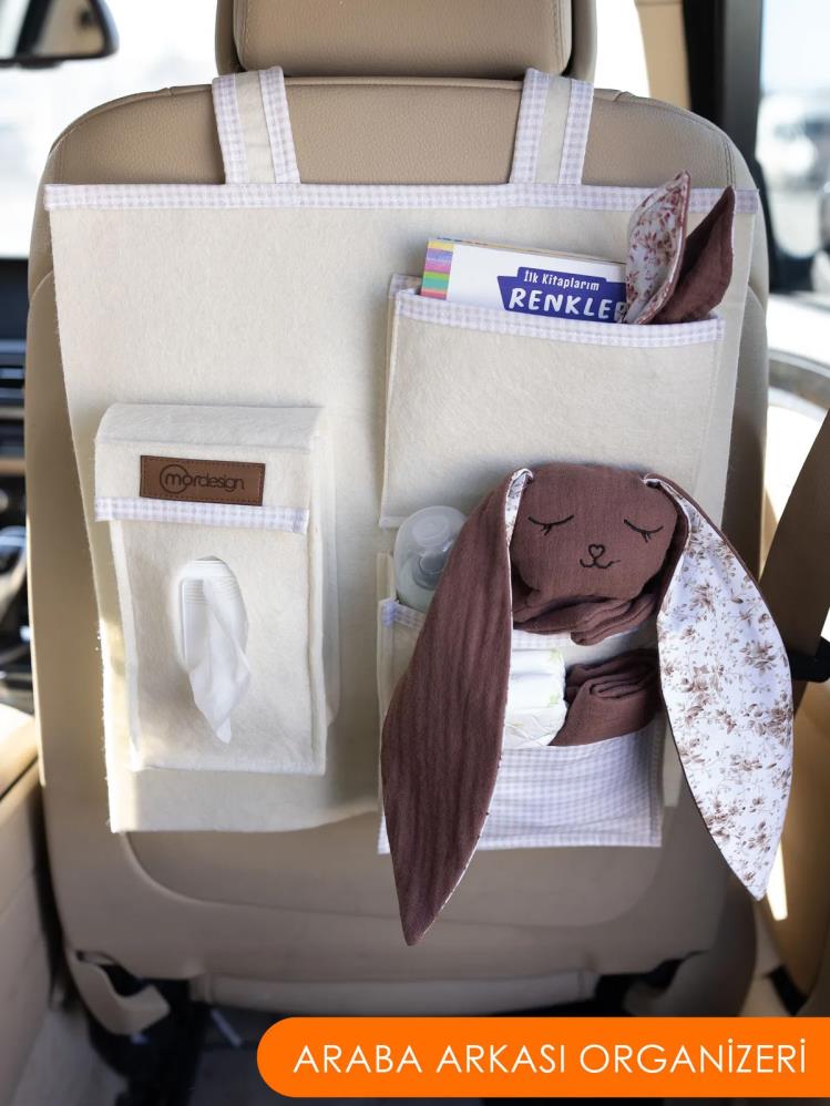 Mor Design Araç İçi Organizeri - Bej