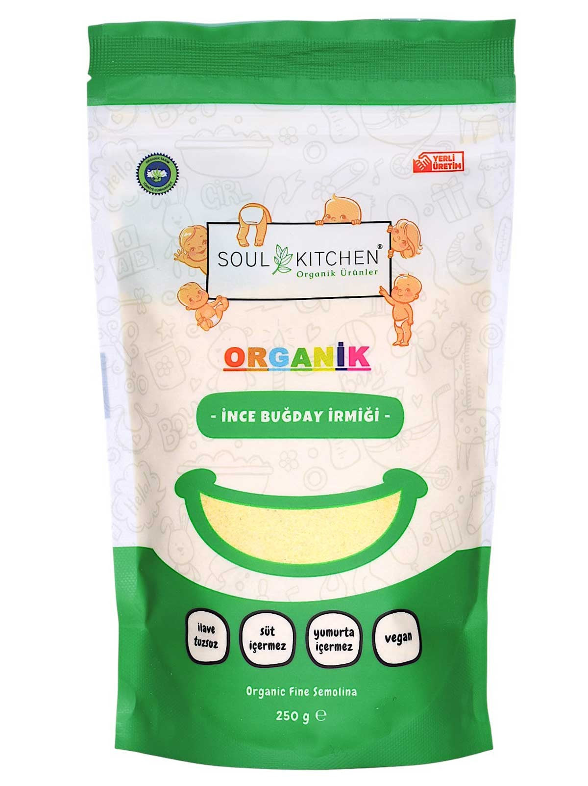 Soul Kıtchen Organik İnce Buğday İrmiği 250 GR