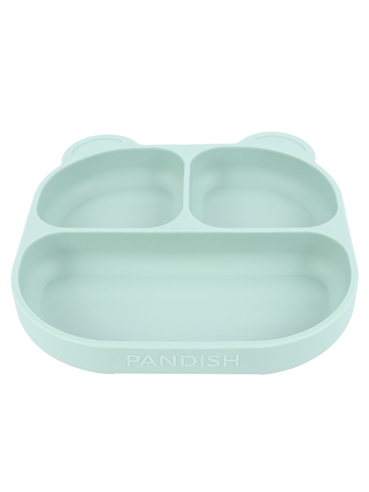 Pandish Vakum Tabanlı Silikon Mama Tabağı - Yeşil