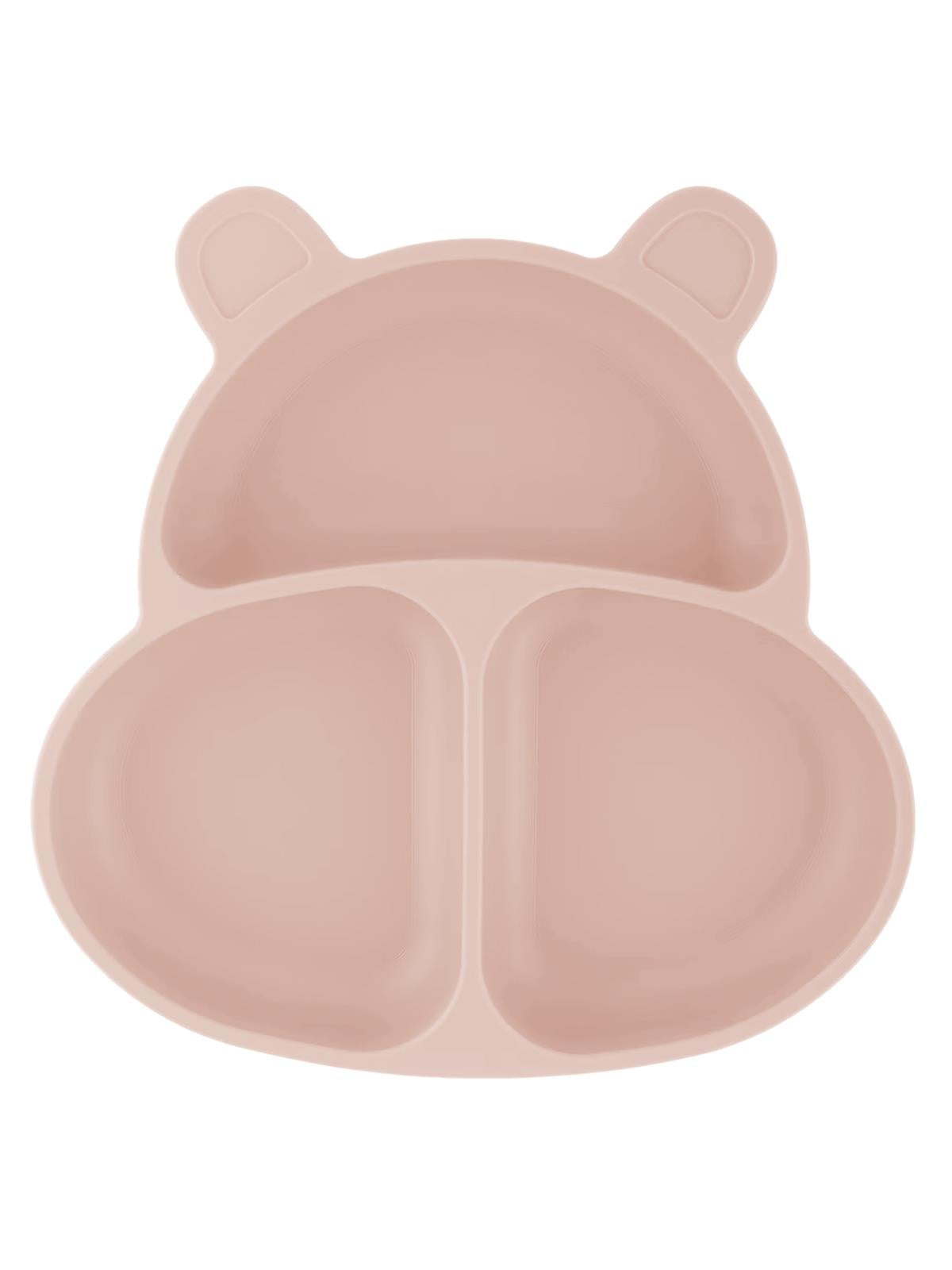 Pandish HupPo Vakum Tabanlı Silikon Mama Tabağı - Pembe