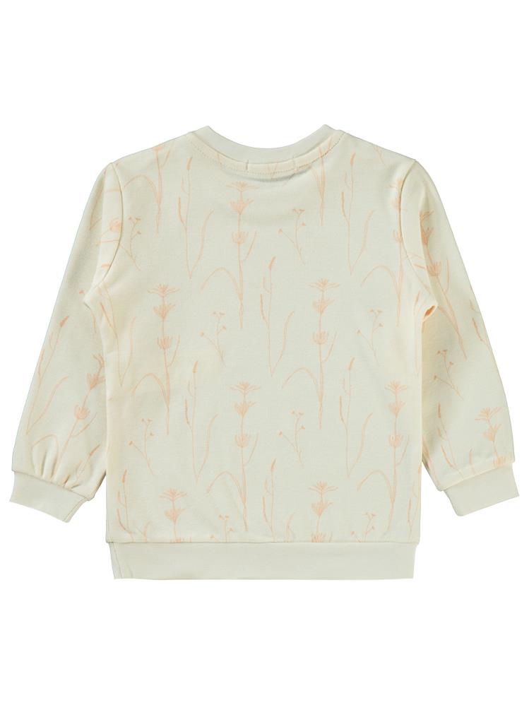 Civil Girls Dal Desenli 2-5 Yaş Sweatshirt - Ekru