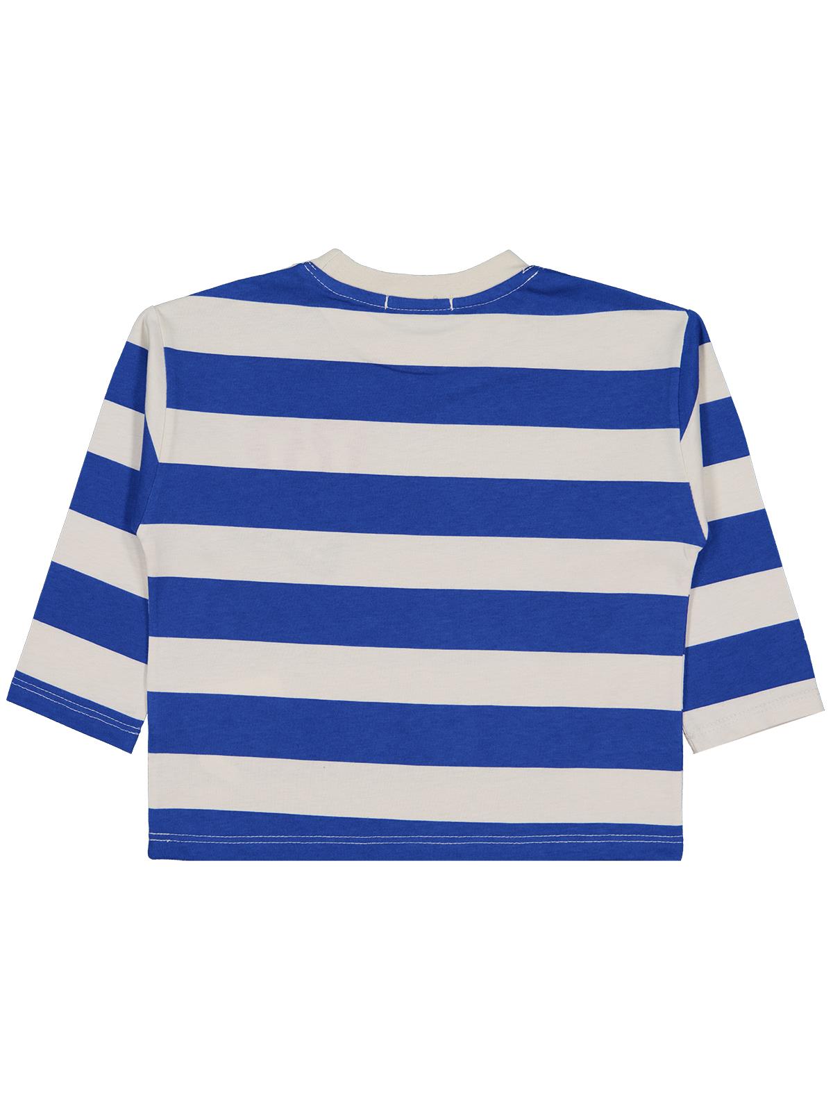 Civil Boys Çizgi Empirme 2-5 Yaş Sweatshirt - Bej