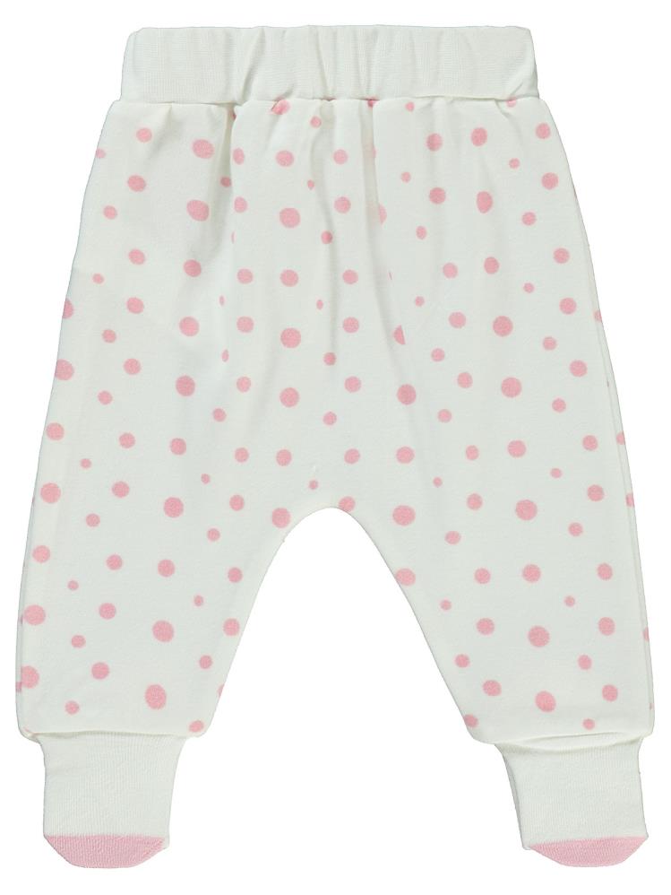 Civil Baby Puan Baskılı 1-6 Ay Tek Alt Bebe - Ekru