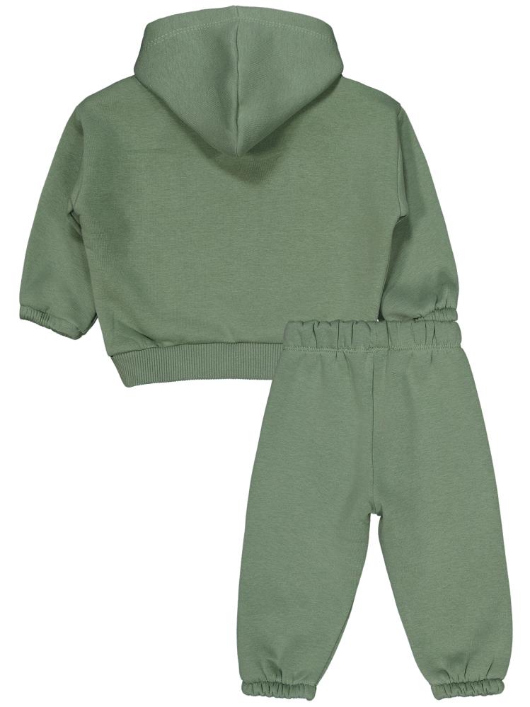 Civil Baby Ayıcık Baskılı 6-18 Ay Takım - Haki