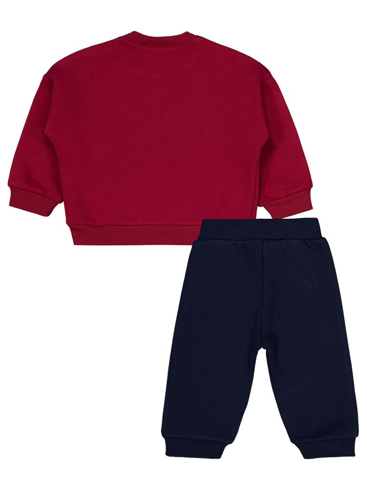 Civil Baby Mama's Boy Baskılı 6-18 Ay Takım - Bordo