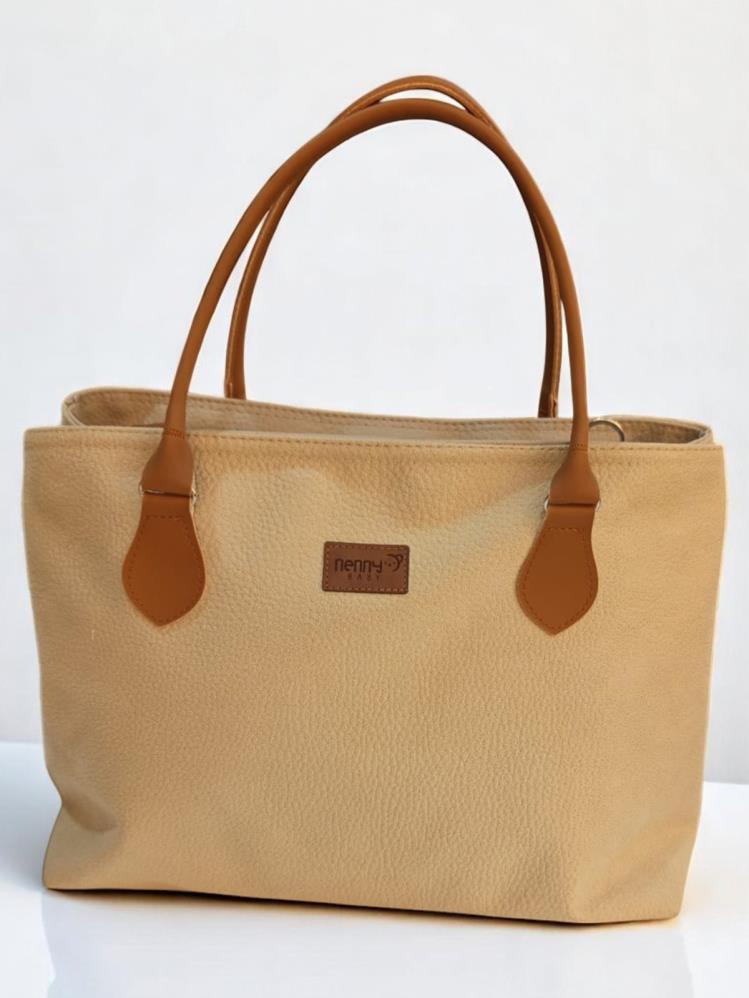 Nenny Baby Deri Anne Bebek Omuz Çantası - Kahverengi