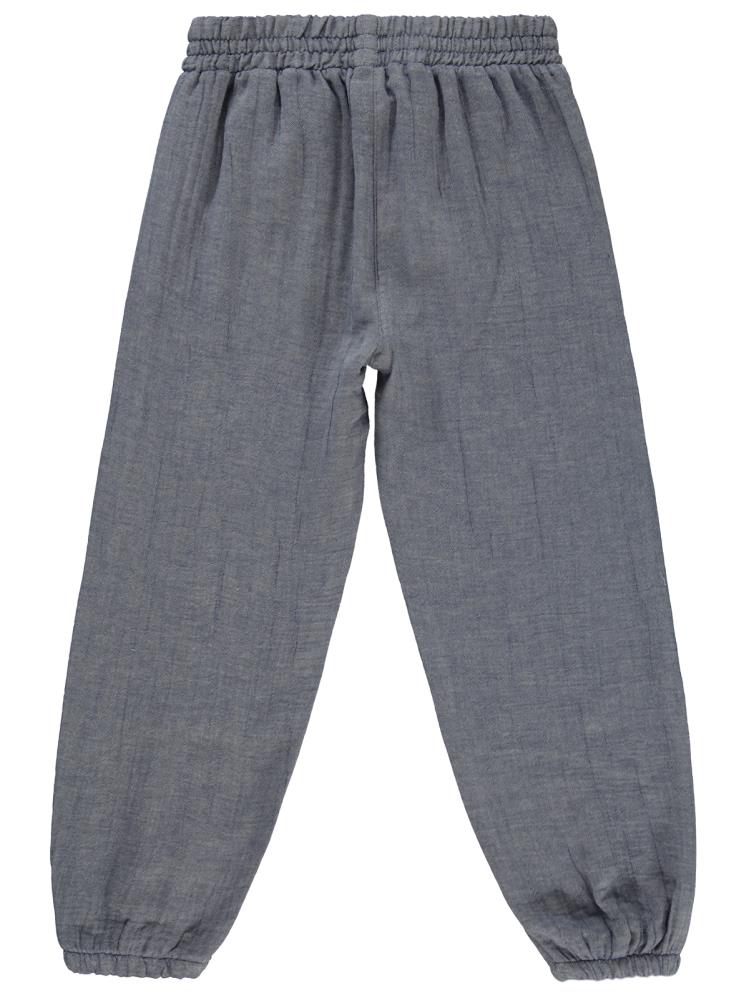 Civil Boys Cepli Süs Bağcıklı 6-9 Yaş Pantolon - Mavi