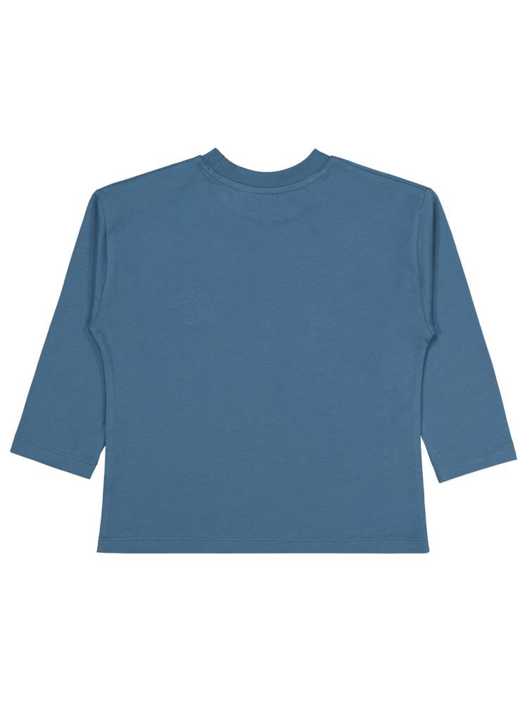 Civil Boys Tıger Baskılı 2-5 Yaş Sweatshirt - Mavi