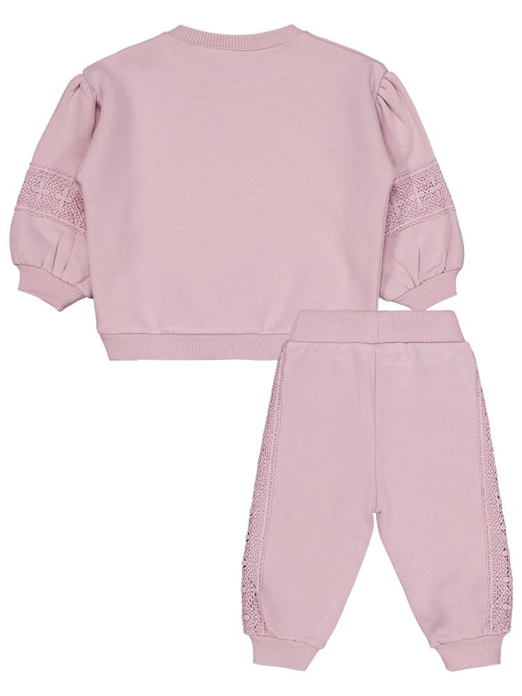 Civil Baby Dantelli 6-18 Ay Takım - Lila