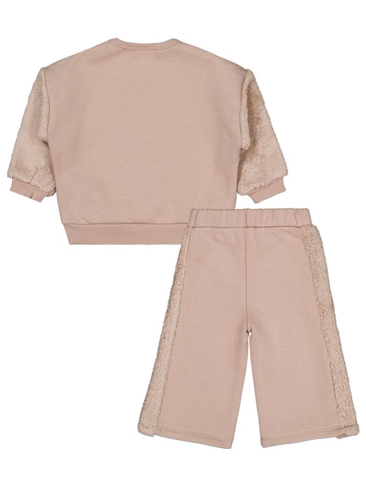 Civil Baby Cutie Baskılı 6-18 Ay Takım - Bej