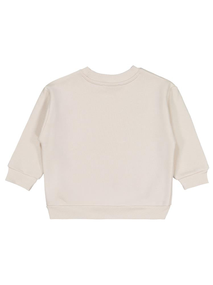 Civil Boys Hey Ayı Baskılı 2-5 Yaş Sweatshirt - Bej
