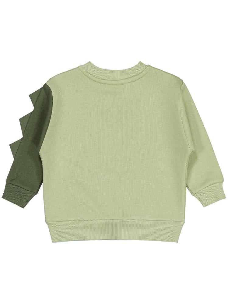 Civil Boys Sooo Hungry Baskılı 2-5 Yaş Sweatshirt - Haki