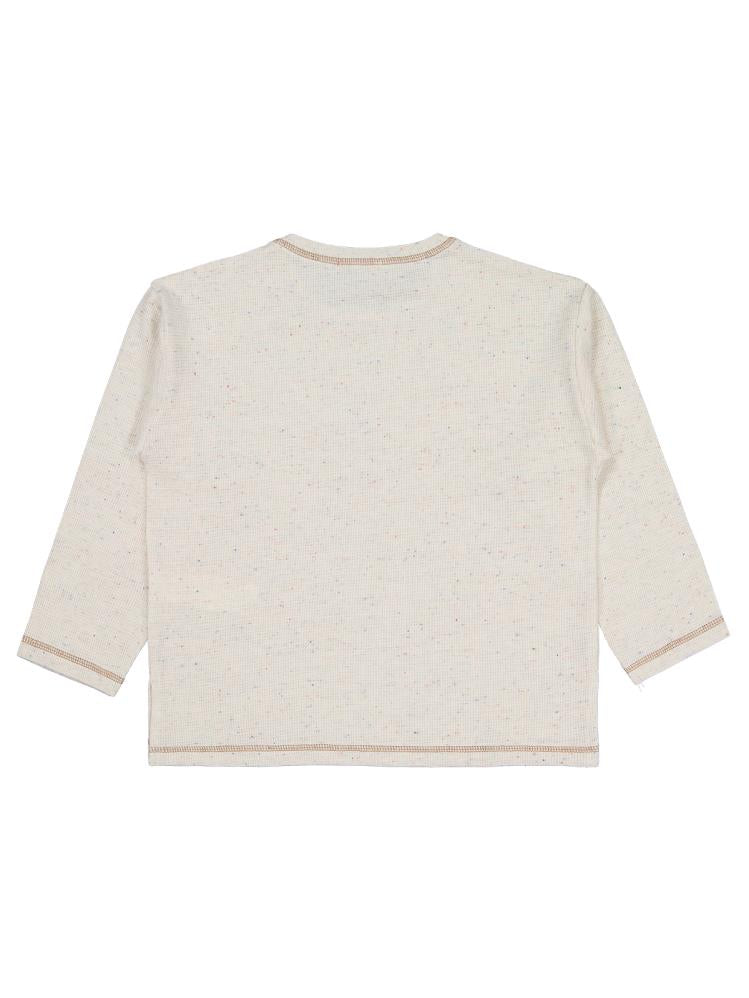 Civil Boys Cepli Overlok Dikişli 2-5 Yaş Sweatshirt - Bej