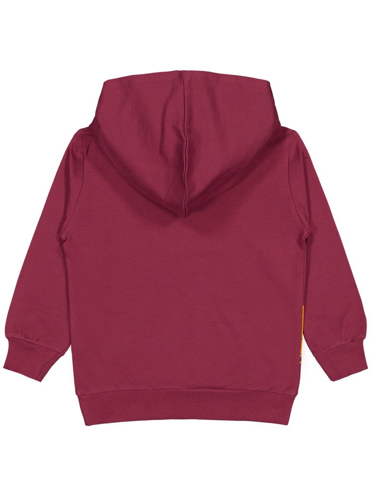Civil Boys Cool Star Baskılı 2-5 Yaş Sweatshirt - Bordo