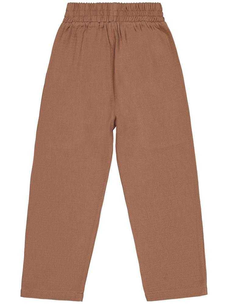 Civil Boys Yandan Cepli 6-9 Yaş Pantolon - Kahverengi