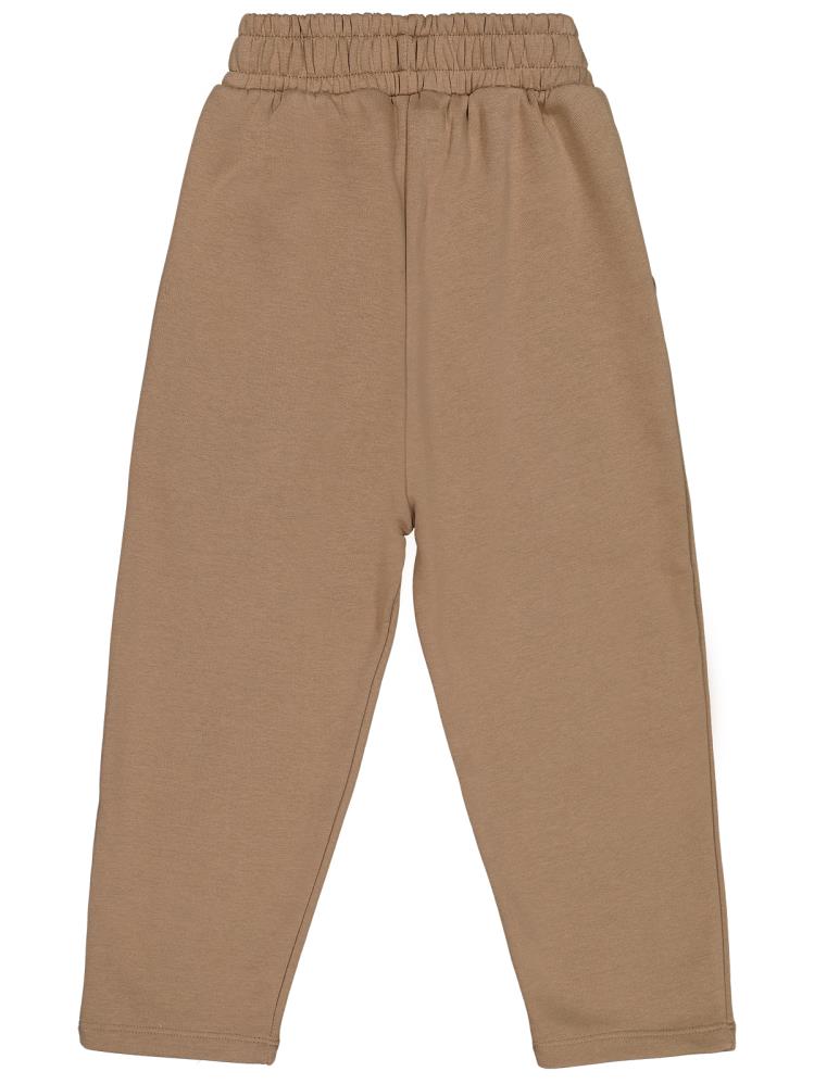 Civil Boys Armalı Süs Bağcıklı 6-9 Yaş Pantolon - Kahverengi