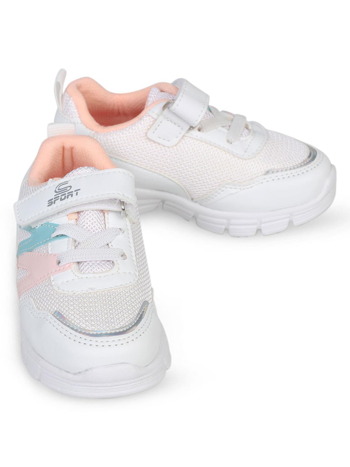 Civil Sport Kız Çocuk Spor Ayakkabı 22-25 Numara - Beyaz