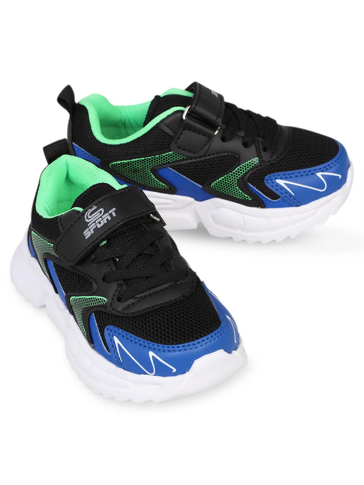 Civil Sport Erkek Çocuk Spor Ayakkabı 26-30 Numara - Siyah