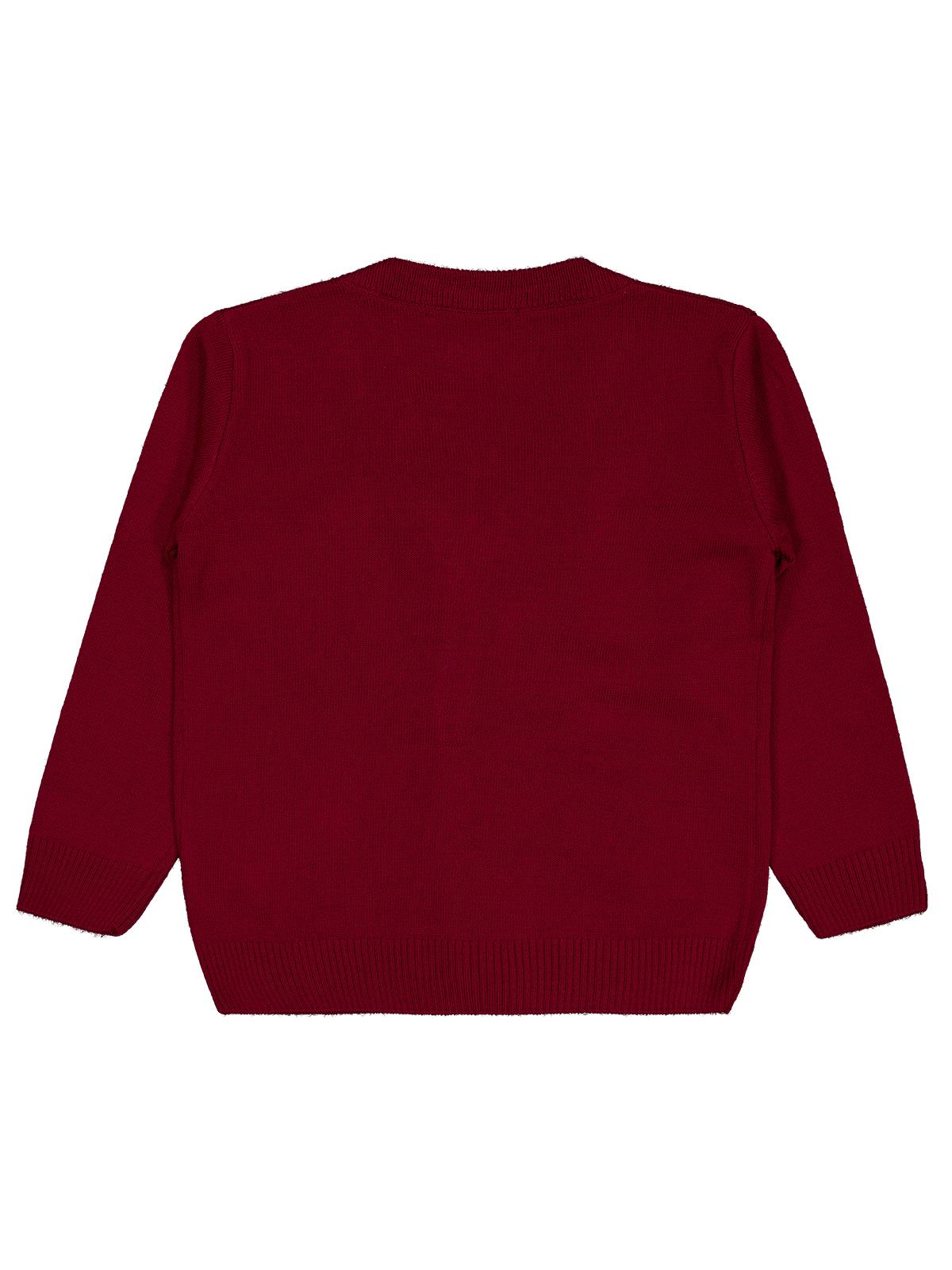 Civil Boys Basic Triko 2-5 Yaş Hırka - Bordo