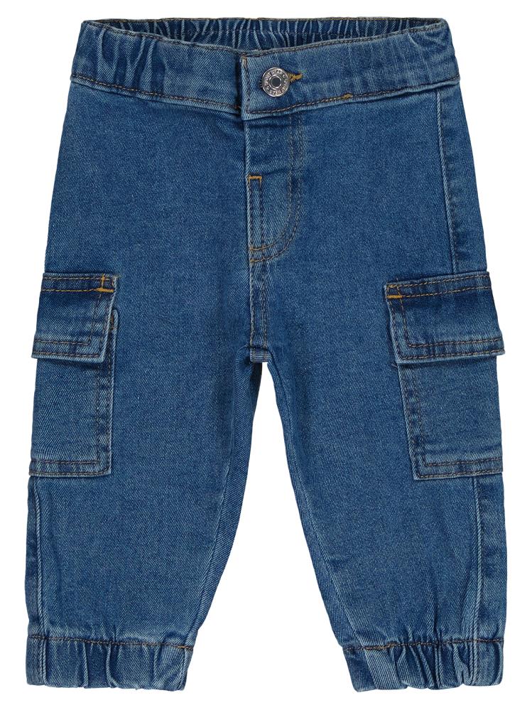 2503 Civil Baby Luk Kargo 6-18 Ay Pantolon - Mavi