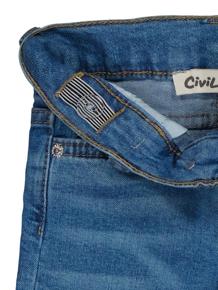 2501 Civil Baby Tom Slım 6-18 Ay Pantolon - Mavi
