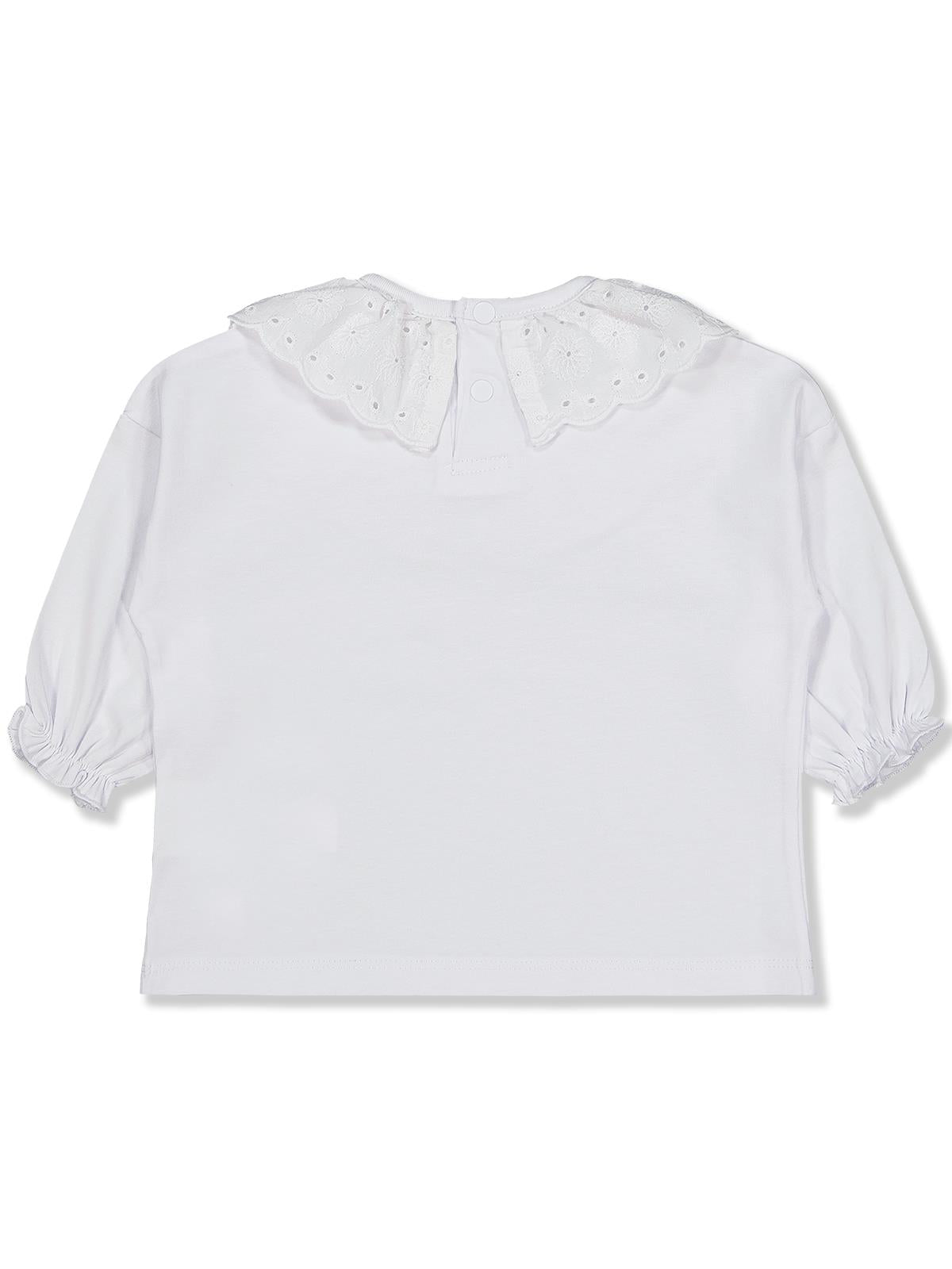 Civil Baby Fisto Yakalı 6-18 Ay Sweatshirt - Beyaz