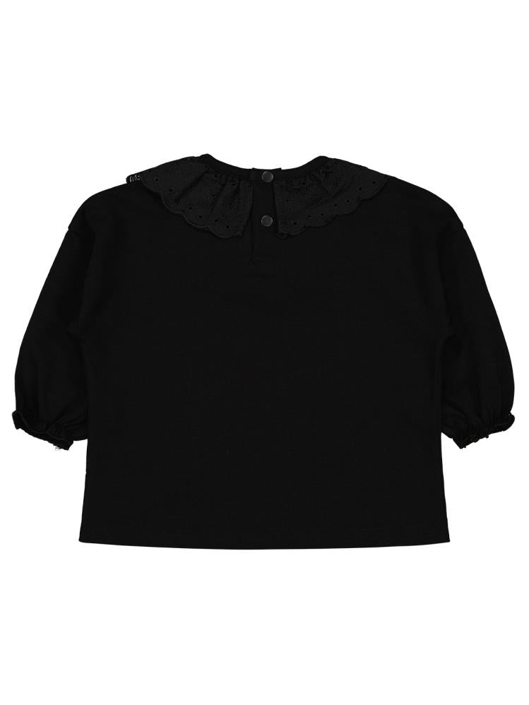 Civil Baby Fisto Yakalı 6-18 Ay Sweatshirt - Siyah