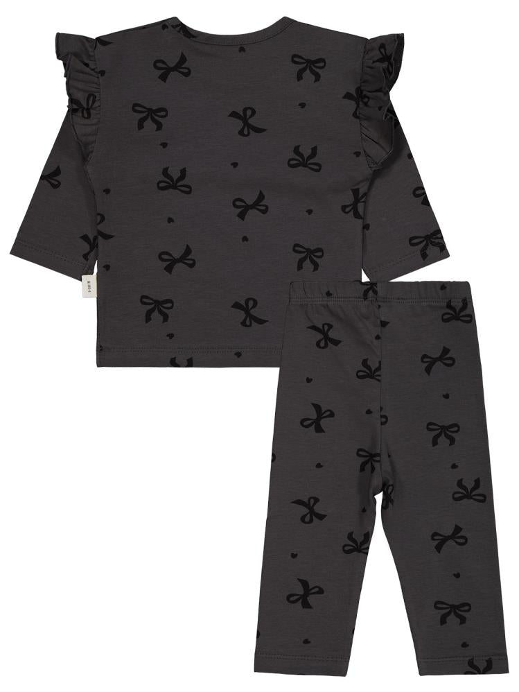 Civil Baby Fiyonk Empirme 6-18 Ay Takım - Gri