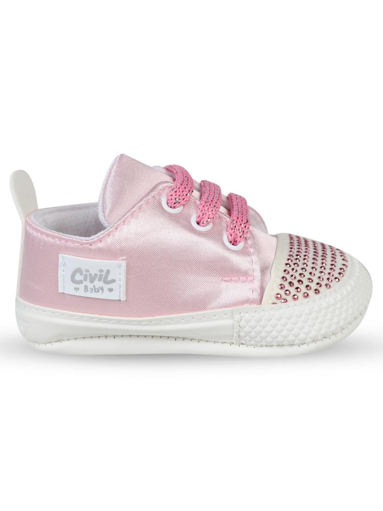 Civil Baby Kız Bebek Patik 17-19 Numara - Pembe