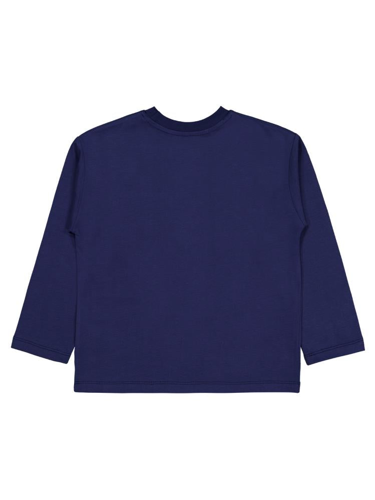 Civil Boys Tiger Baskılı - Etiketli 10-13 Yaş Sweatshirt - Lacivert