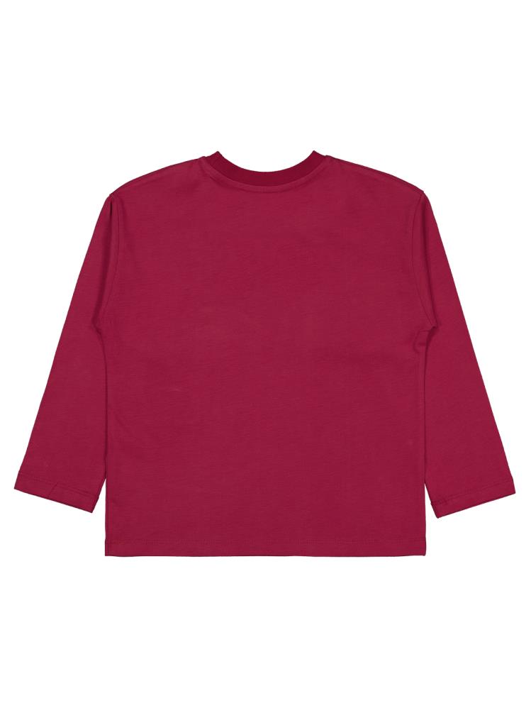 Civil Boys Tiger Baskılı - Etiketli 10-13 Yaş Sweatshirt - Bordo