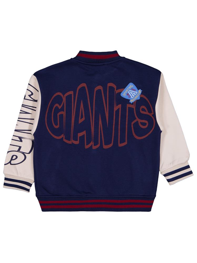 Civil Boys Tiger Baskılı - Etiketli 10-13 Yaş Hırka - Lacivert