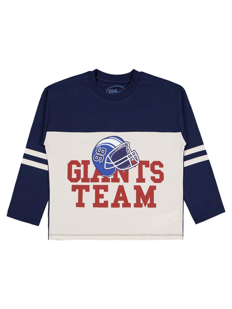 Civil Boys Gıants Team Baskılı 6-9 Yaş Sweatshirt - Lacivert
