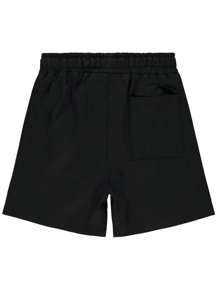 Civil Boys Bağcıklı Basic 2-5 Yaş Şort - Siyah