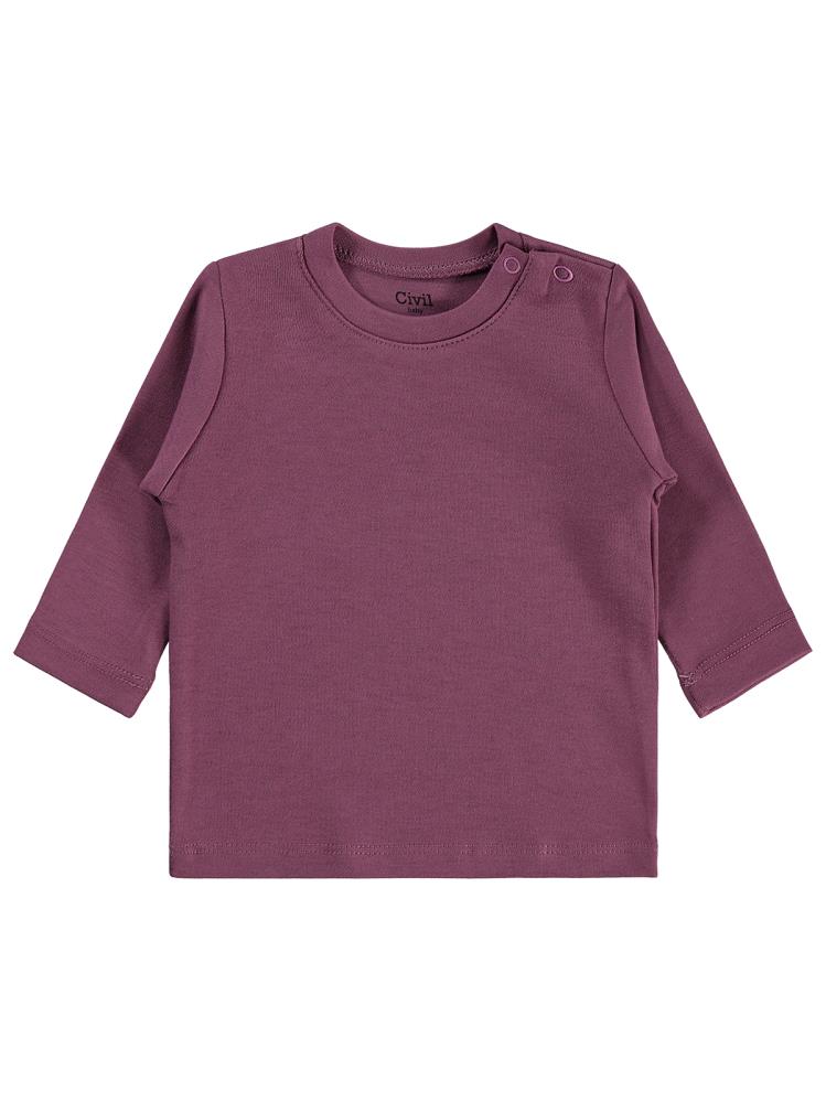 Civil Baby 3-9 Ay Unisex Tek Üst - Lila