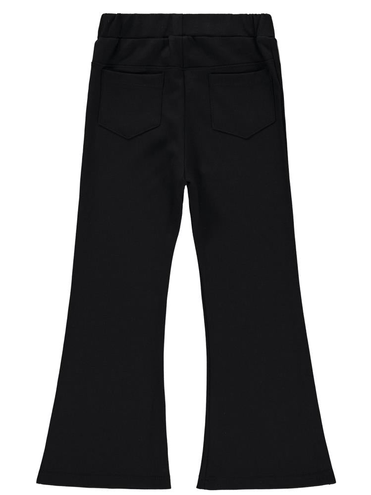 Civil Girls Yanı Şeritli 6-9 Yaş Tayt - Siyah