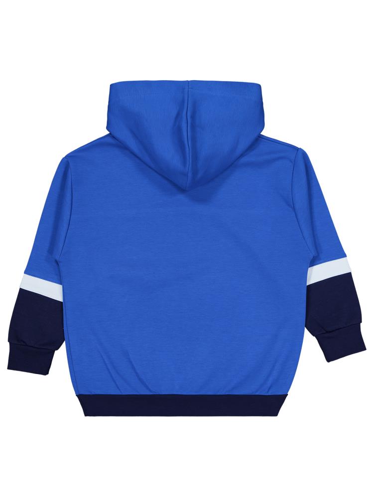 Civil Boys Go Wıth Baskılı 10-13 Yaş Sweatshirt - Mavi