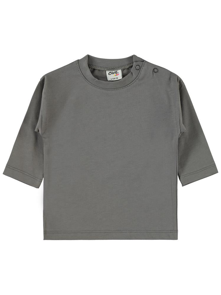 Cvl-69 Civil Baby Basic 6-18 Ay Sweatshirt - Gri