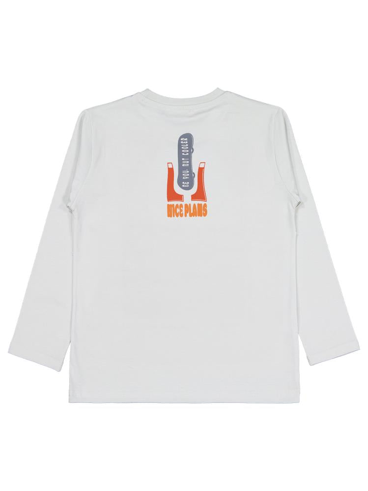 Civil Boys Be You But Cooler Baskılı 6-9 Yaş Sweatshirt - Gri