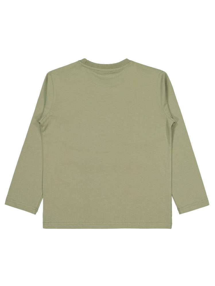 Civil Boys N Dept Of Baskılı 6-9 Yaş Sweatshirt - Haki