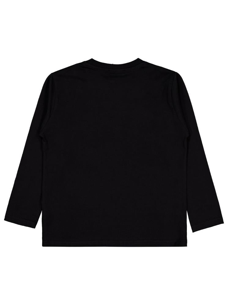 Civil Boys Original Baskılı 6-9 Yaş Sweatshirt - Siyah