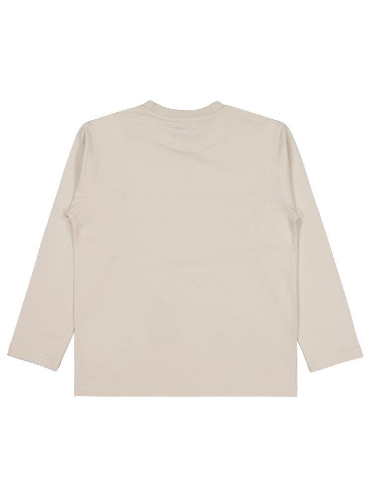 Civil Boys N Dept Of Baskılı 6-9 Yaş Sweatshirt - Bej
