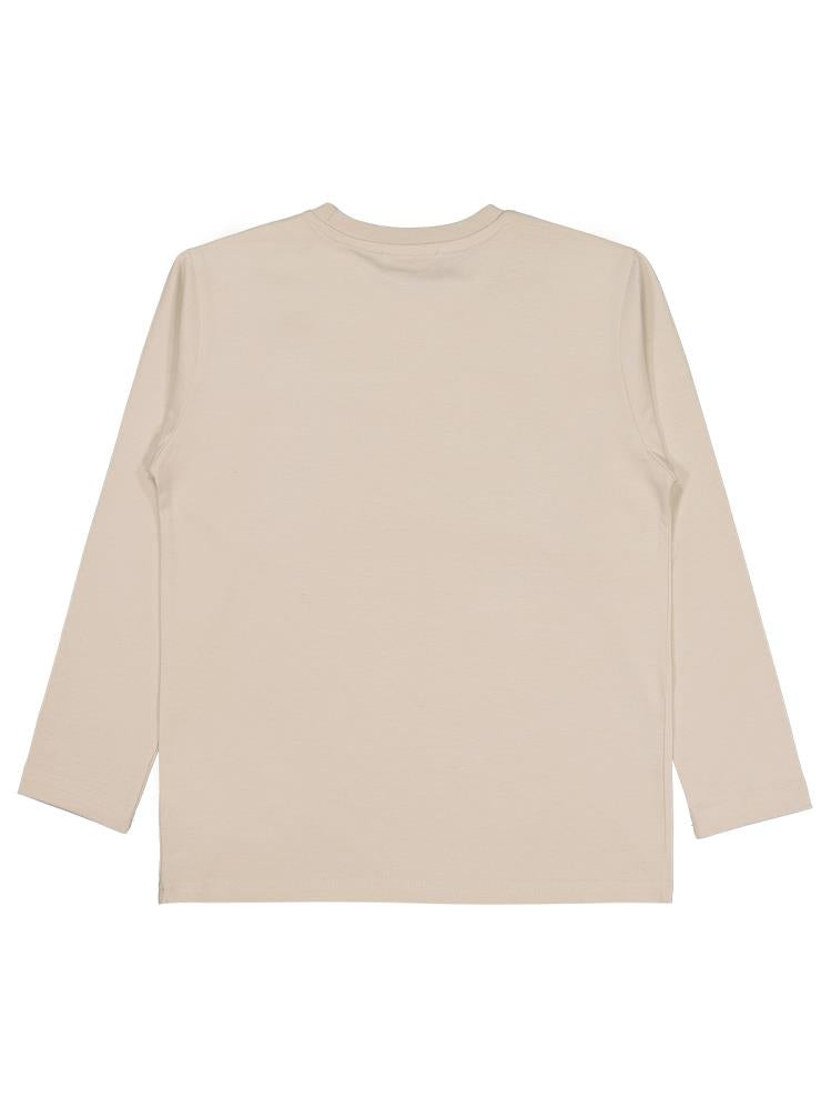 Civil Boys Play To Wın Baskılı 6-9 Yaş Sweatshirt - Bej