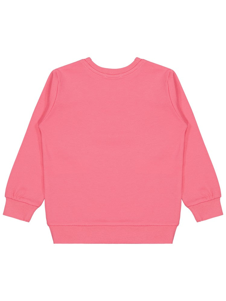 Civil Girls Düz 2-5 Yaş Sweatshirt - Pembe