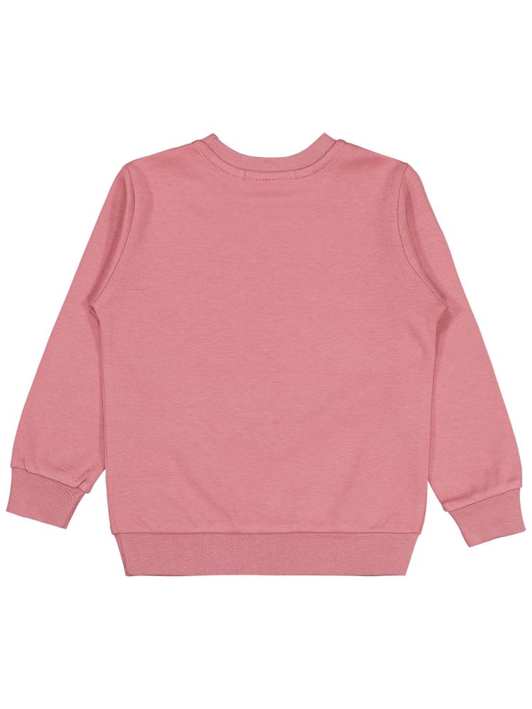 Civil Girls Düz 2-5 Yaş Sweatshirt - Pembe