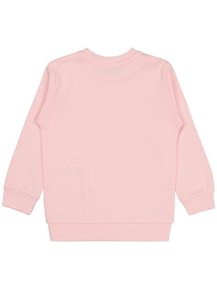 Civil Girls Düz 2-5 Yaş Sweatshirt - Pembe