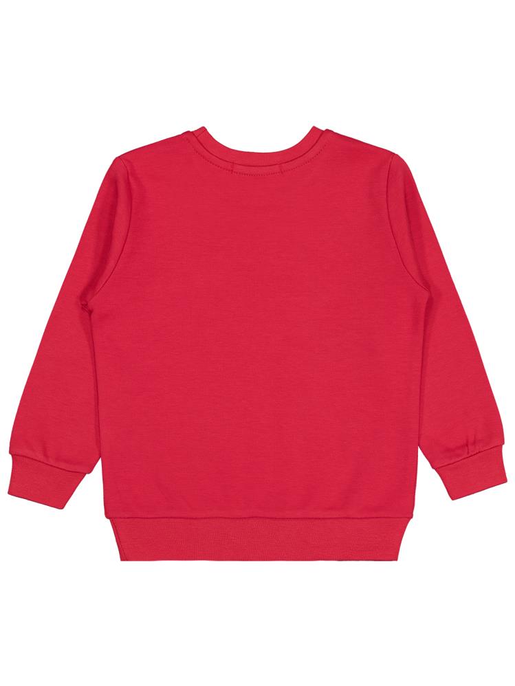 Civil Girls Düz 2-5 Yaş Sweatshirt - Kırmızı