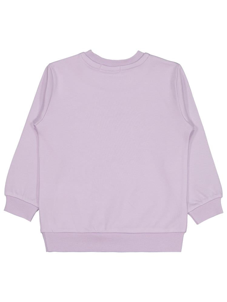 Civil Girls Rainbow Baskılı 2-5 Yaş Sweatshirt - Lila